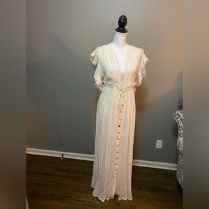 Shop Talulah cream long maxi dress